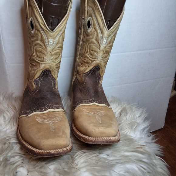 Stephy Spectator Neutral Tones Cowboy Boots 8.5 - Picture 5 of 16